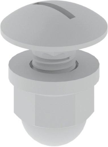 Schrauben DIN 603 ISO 8677 lichtgrau RAL7035 M8x20 U23X 