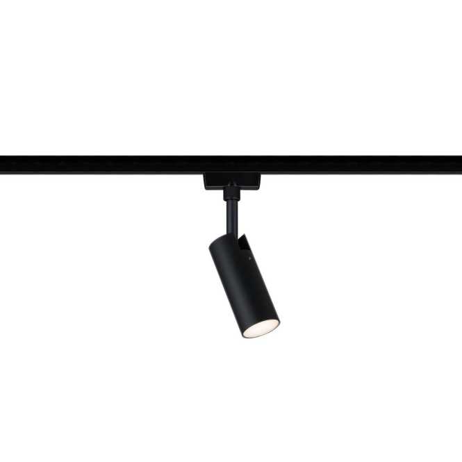 URail Spot Tubo 1x5W Schwarz matt Metall Kunststoff 3000K non-dim 