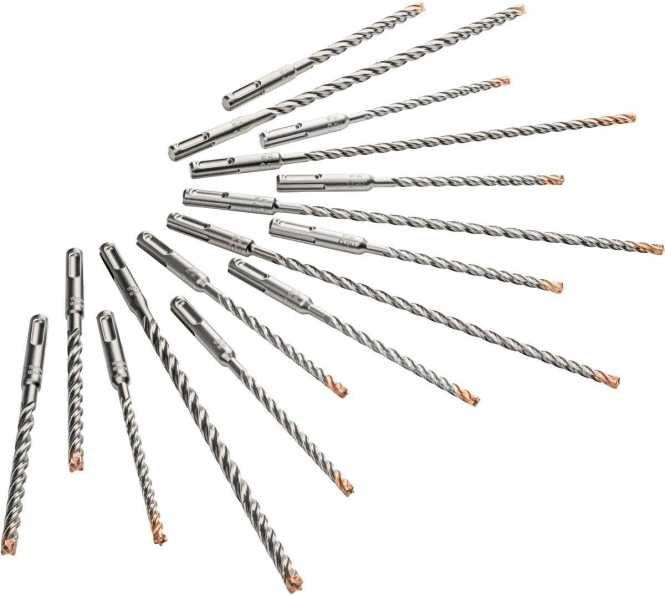 Force X 4 Schneiden SDS-Plus Mix Box 15-teilig 