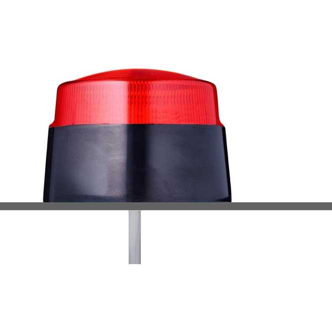 XB2 Xenon Blitzleuchte 24 V DC rot schwarz (RAL 9005) 