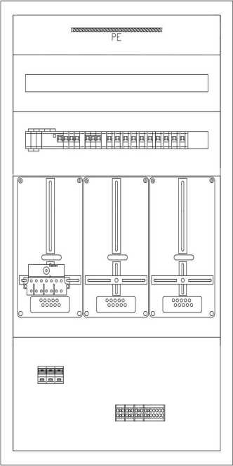 Aufputz Heimverteiler Kärnten  Weiß Ausführung Drau 3ZP 2NZR 