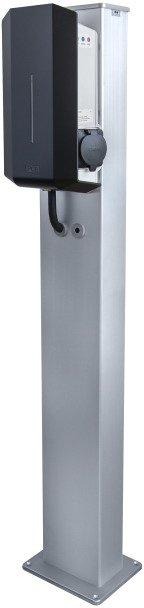 Standsäule MS18 für 1 Wallbox GLB EV1 
