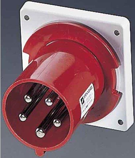 CEE-Anbaugerätestecker 63A 5p 400V 6h IP44 