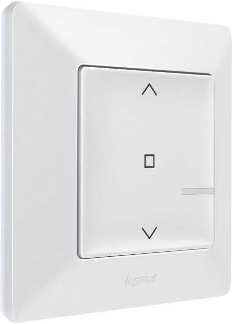 Funk-Wandsender Rollladen Valena Life with Netatmo Ultraweiss 