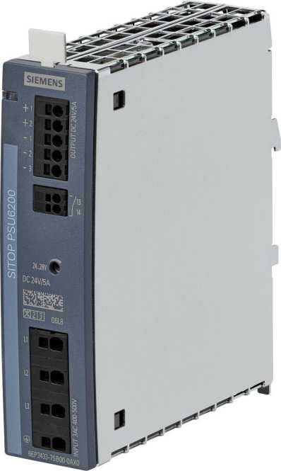 Geregelte Stromversorgung IN: AC 400 - 500 V / OUT: DC 24 V/ 5 A 