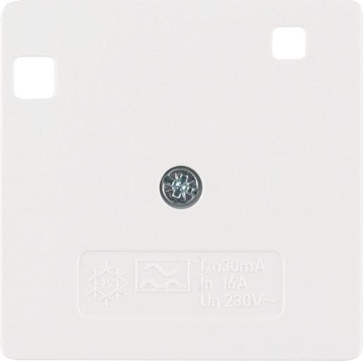 Zentralstück FI-SZ-Schalter pw glänzend 