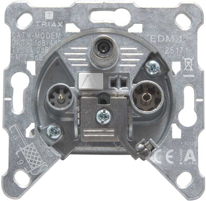 Antennen Steckdose 3-fach Einzeldose 