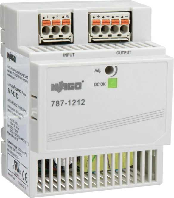 Primär getaktete Stromversorgung Compact 1-phasig DC24V 2,5A 