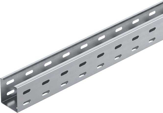 Kabelrinne RKS 60 FS gelocht bandverzinkt 60 x 50 x 3000 mm 