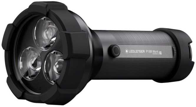 P18R Work LED Taschenlampe 1xAkku max. 4500 lm IP54 dimmbar fokusierbar 