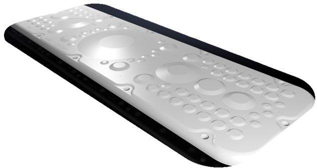 SZ Kunststoff-Flanschplatten für AX mit Membranen BT: 534x149 mm Größe 4 