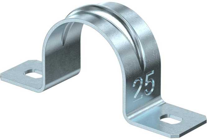 Befestigungsschelle zweilappig 25mm St G 
