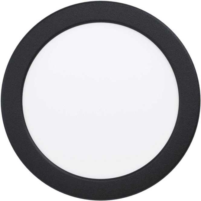 FUEVA 5 Einbauspot LED Ø165 schwarz 10,5W-1200lm/3000 
