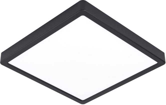 FUEVA 5 Aufbau Deckenleuchte LED 285x285 schwarz 20W-2200lm/3000K 