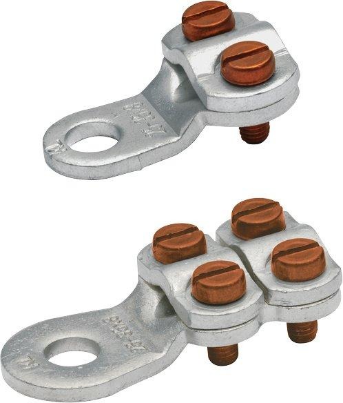 Klemmkabelschuh gestanzt 25 - 35 mm² M8 2 Schrauben verzinnt 