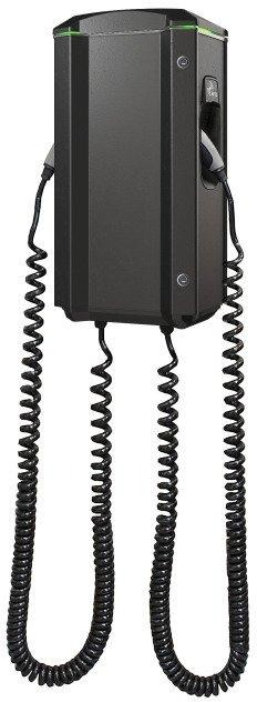 Twinbox GTB 2x11 kW Kabel Typ2 DC 6mA Fehlerstromerkennung FI-A Zähler WLAN 