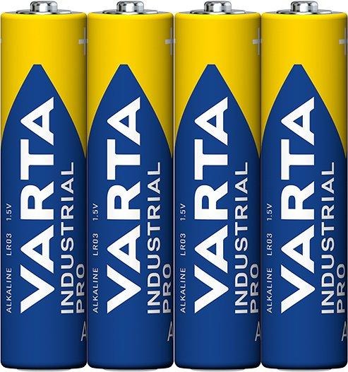 Alkaline-Batterien AAA Varta Industrial Pro 4 Stück 