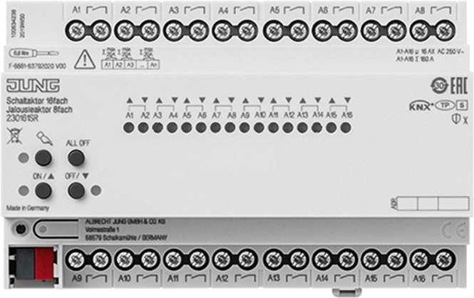 KNX Schaltaktor 16fach KNX Jalousieaktor 8fach 