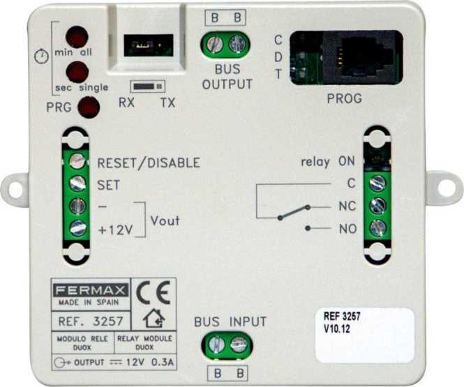 DUOX PLUS Relais 