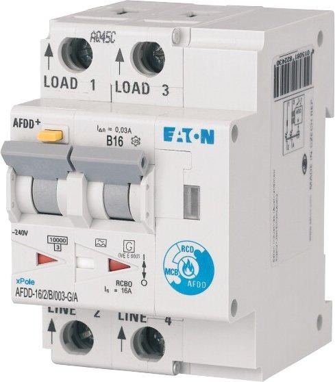 Brandschutzschalter 2-polig B 16 A 30 mA Typ G/A 