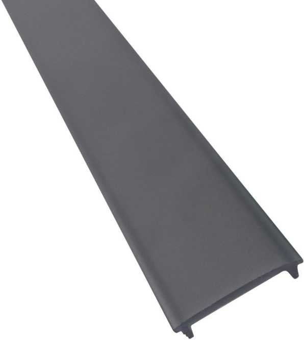 LED Profil Abdeckung Schwarz 3m / Milano Roma Frankfurt Berlin Sophia 