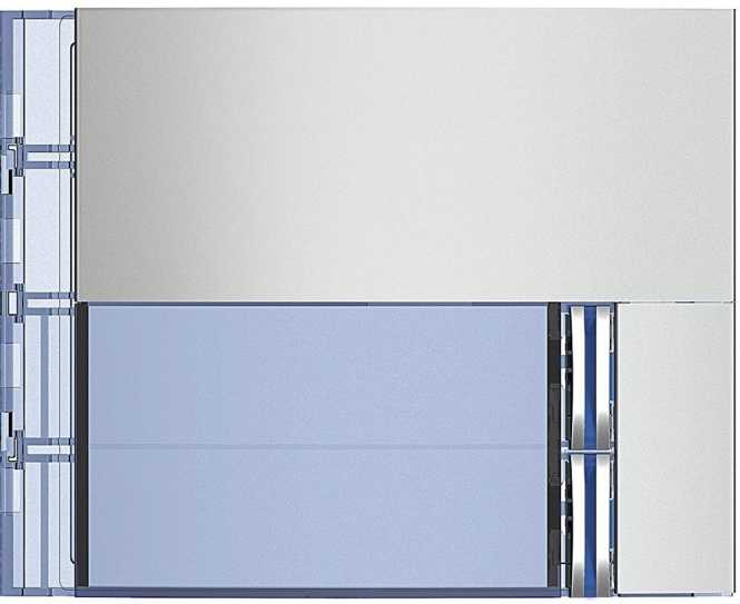 Frontblende für Ruftastmodul SFERA Aluminium mit 2 Ruftasten Allmetal 