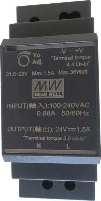 Netzteil 24V DC 1,5A REG 