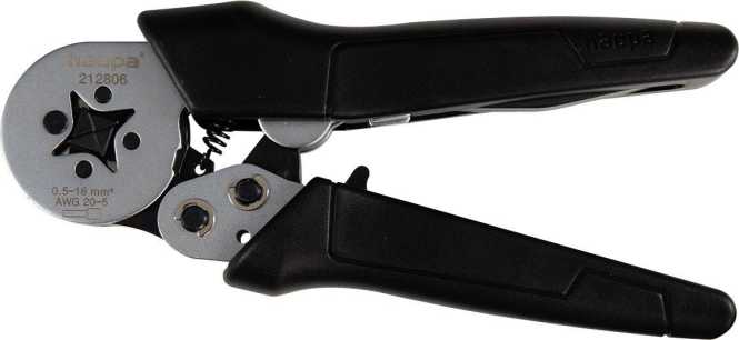 Crimpzange Aderendhülsen 0,5-16 mm² 