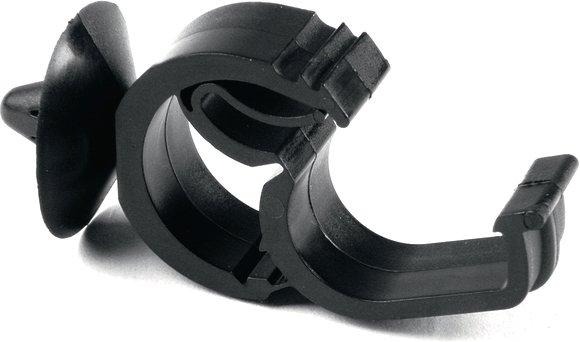 Befestigungselement 29x7,5mm selbstverschließend hitzestabil schlagzäh schwarz 