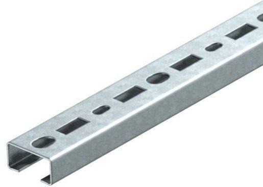 Profilschiene gelocht Schlitzweite 17mm 2000x35x18 St FS 