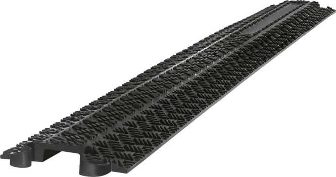 Kabelbrücke 1K gerade mit 1-Kanal 40x10mm 