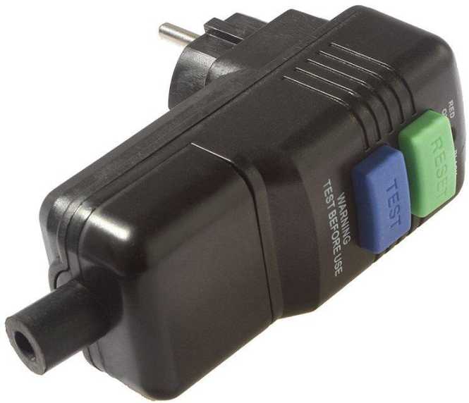 Personenschutz-Stecker PRCD 230 V 16 A IP44, 30mA 