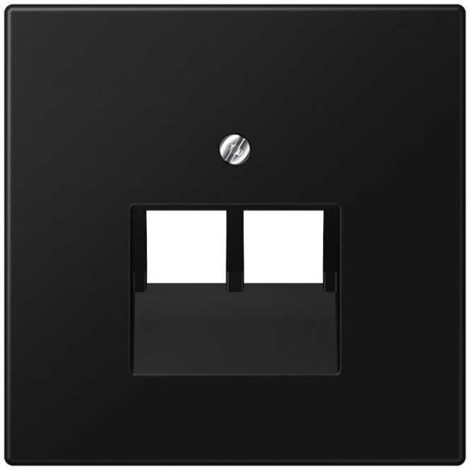 Abdeckung für IAE/UAE-Anschlussdosen 2 x 8-polig Serie LS graphitsw matt 