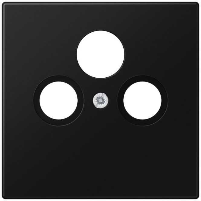 Abdeckung für Universal-Sat/BK-Dosen Serie LS graphitsw matt 