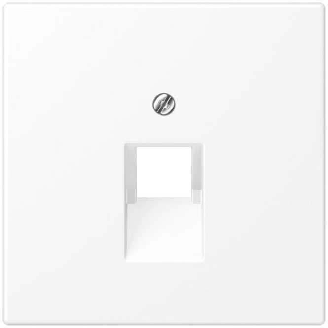 Abdeckung für IAE/UAE-Anschlussdosen 1 x 8-polig Serie LS schneeweiß matt 