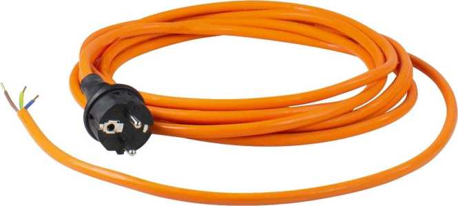 PUR-Anschlussleitung 5m H07BQ-F 3G1,5 orange 