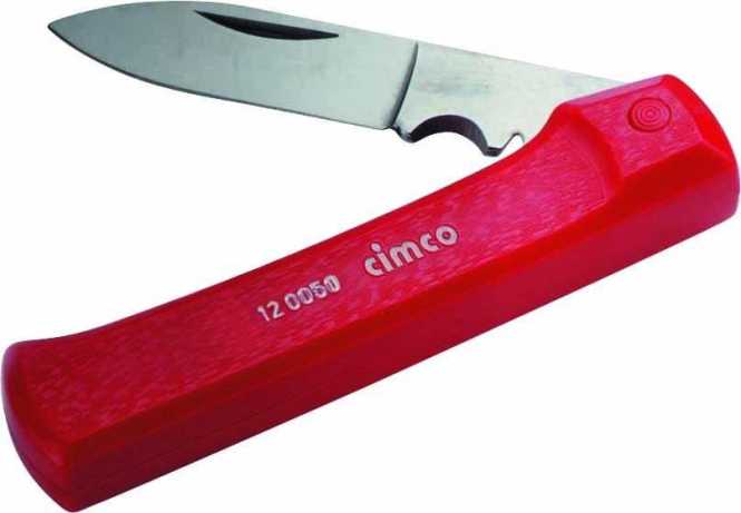 Kabelmesser Heft aus einem Stück schlagfester Kunststoff 1teilig 