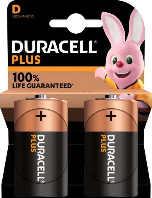 Duracell Plus 2D K-Pack 2 Stück 
