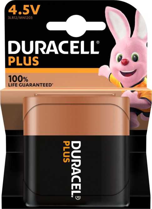 Duracell Plus Alkaline-Batterien 4.5V K-Pack 1 Stück 