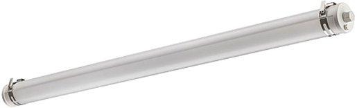 LED FR-Rohrleuchte TUBIS BL 1,3m 1x36W IP67/69K 5400lm PMMA-OPAL DV3x1,5 840 