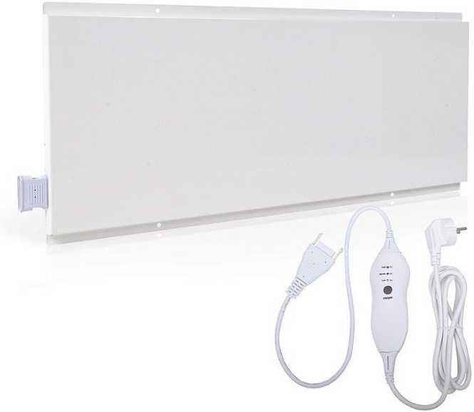 Tischinfrarotheizung, Timer/Dimmer, weiß, 80W 