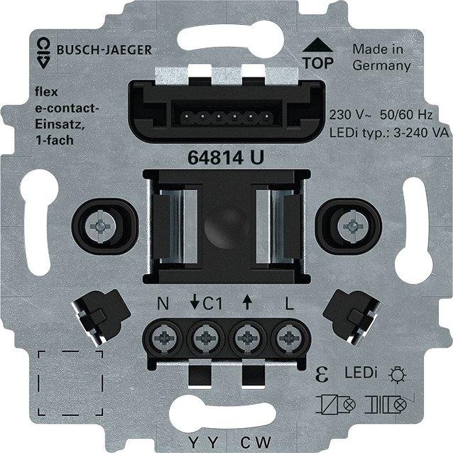 e-contact Einsatz flex 1-fach 
