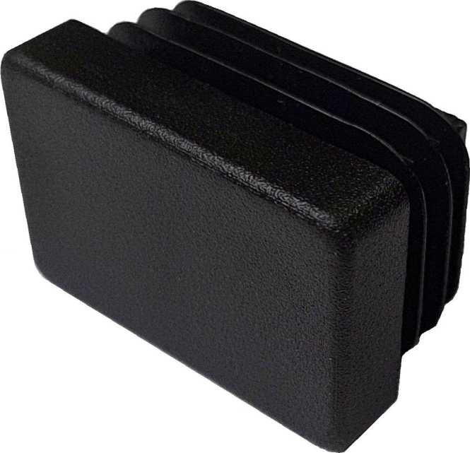 CKA-Endstück 30x20mm schwarz 