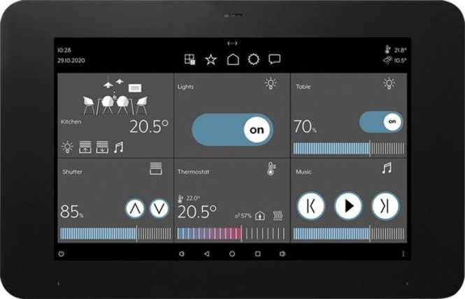 KNX Smart Panel 203mm 8’ Zoll 