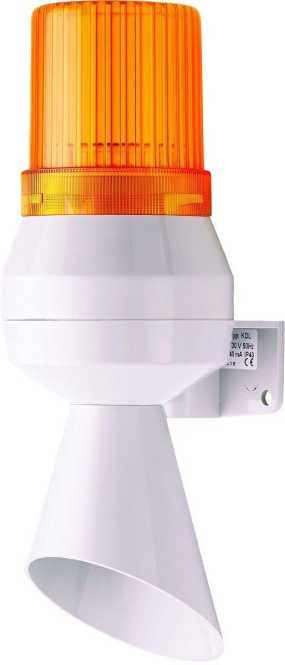 Kleinhupe-Blitzleuchte 24 V DC orange 