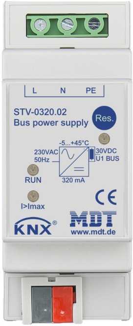 Busspannungsversorgung 2TE REG 320mA 