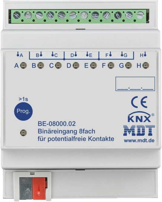 Binäreingang 8-fach 4TE REG Ausführung potentialfrei 