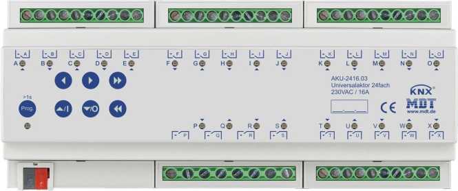 Universalaktor 24-fach 12TE REG 16A 230VAC 100µF 15EVG 
