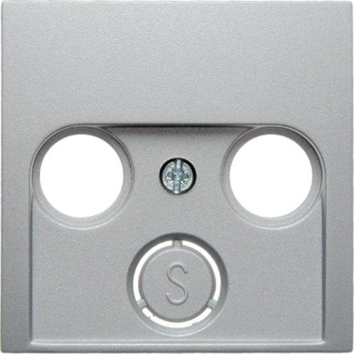 Zentralstück für Antennen-Steckdose 2- und 3Loch B.1/B.7 Glas 