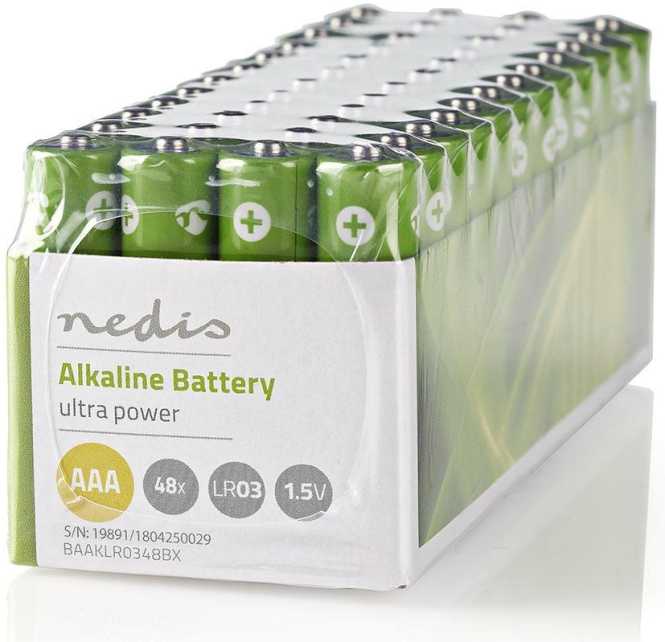Alkali-Batterie AAA 1,5 V 48 Stück Box 